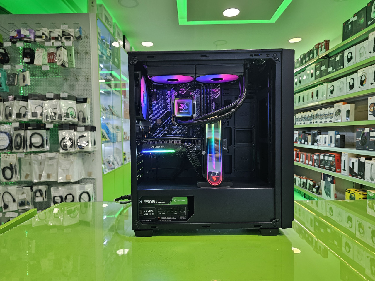Gaming PC MAX Ryzen 7 5700X /16GB/RX 9060 XT 16GB/SSD 500GB
