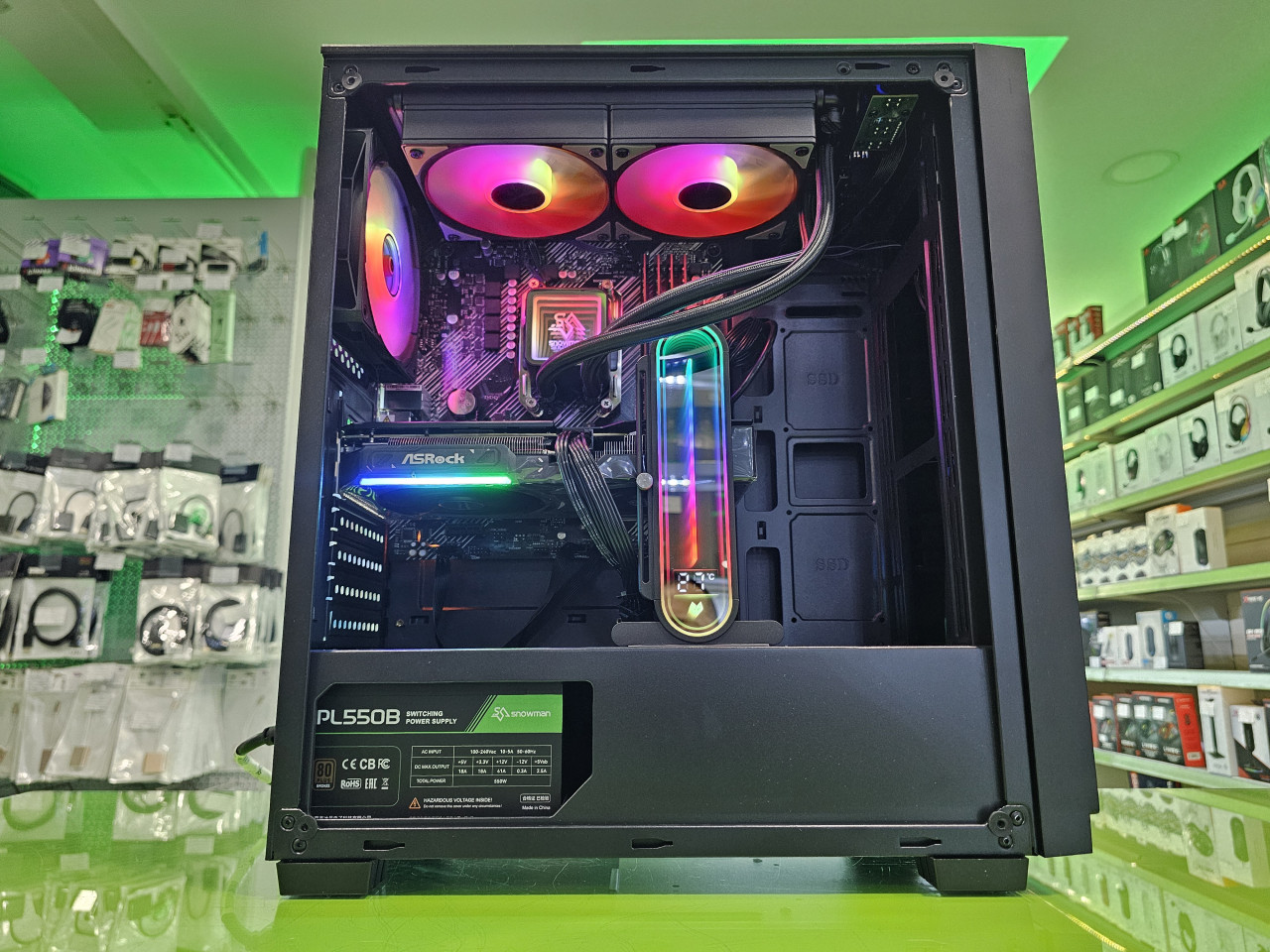 Gaming PC MAX Ryzen 7 5700X /16GB/RTX 3050 8GB/SSD 500GB
