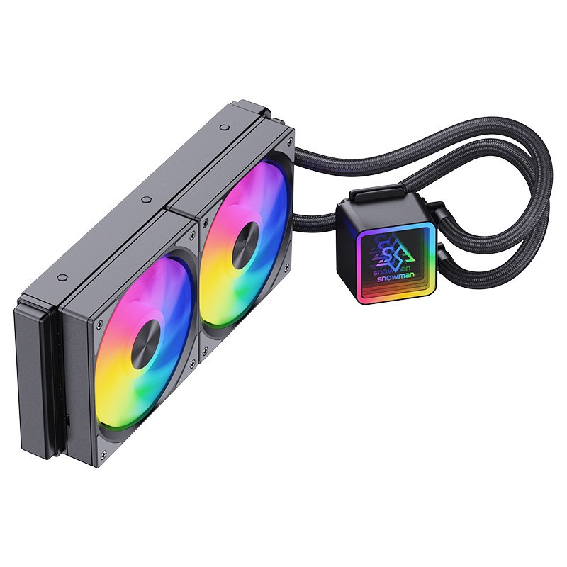 SNOWMAN Vodeno hladjenje KS240 ARGB CRNO All Socket AMD / INTEL