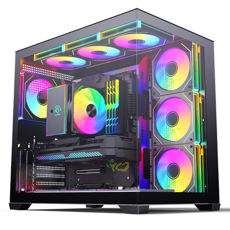 Gaming Kućište SNOWMAN CS015 + 10 X ARGB FAN