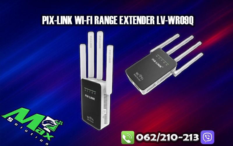 Pix-Link Wi-Fi Range Extender LV-WR09Q
