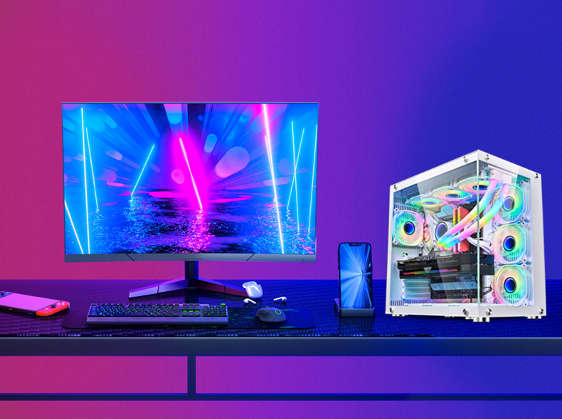 Gaming Kućište SNOWMAN CS016 + 10 X ARGB FAN INCLUDED