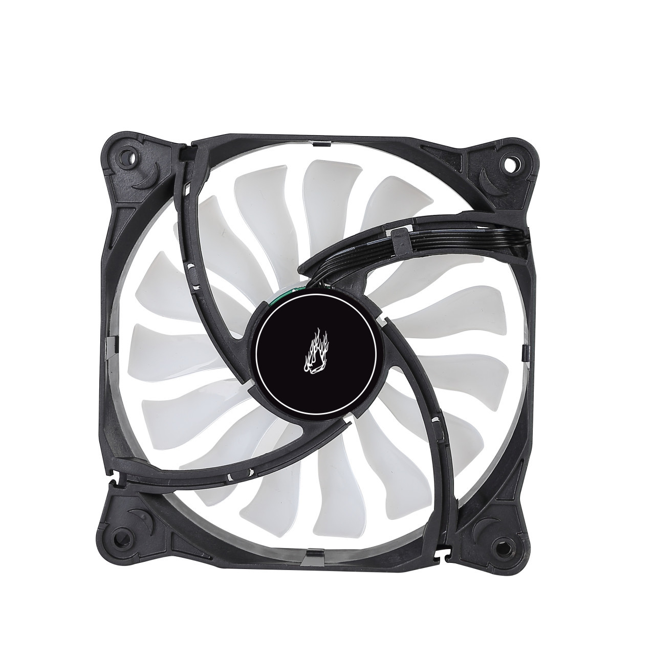 LED VENTILATOR BF120 FAN MOLEX BLACK / COOLER
