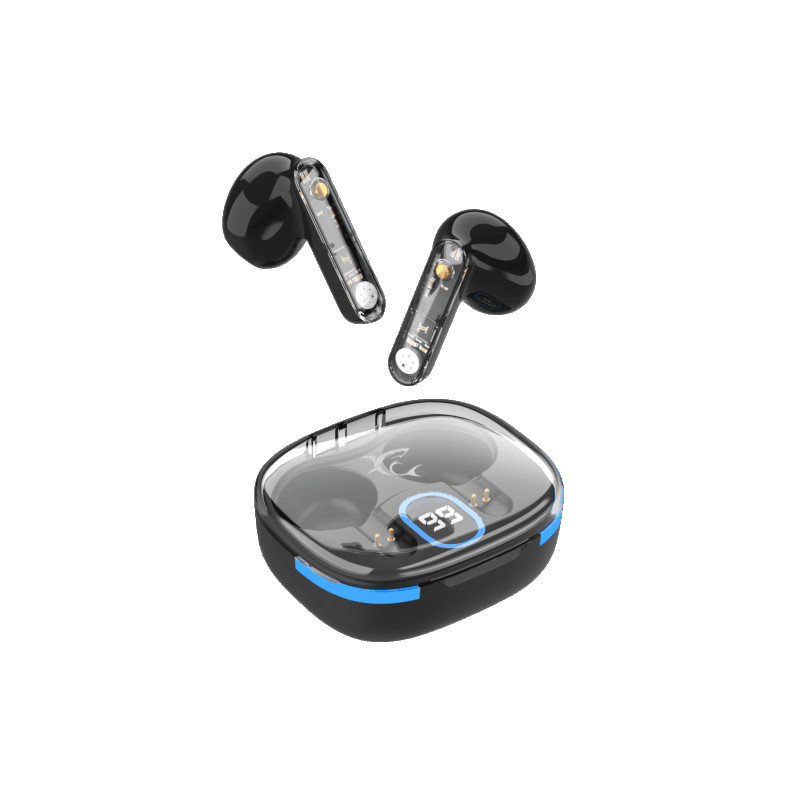 White Shark Slušalice + mik.. Bluetooth GEB-TWS37 HYPERBEAT Crne