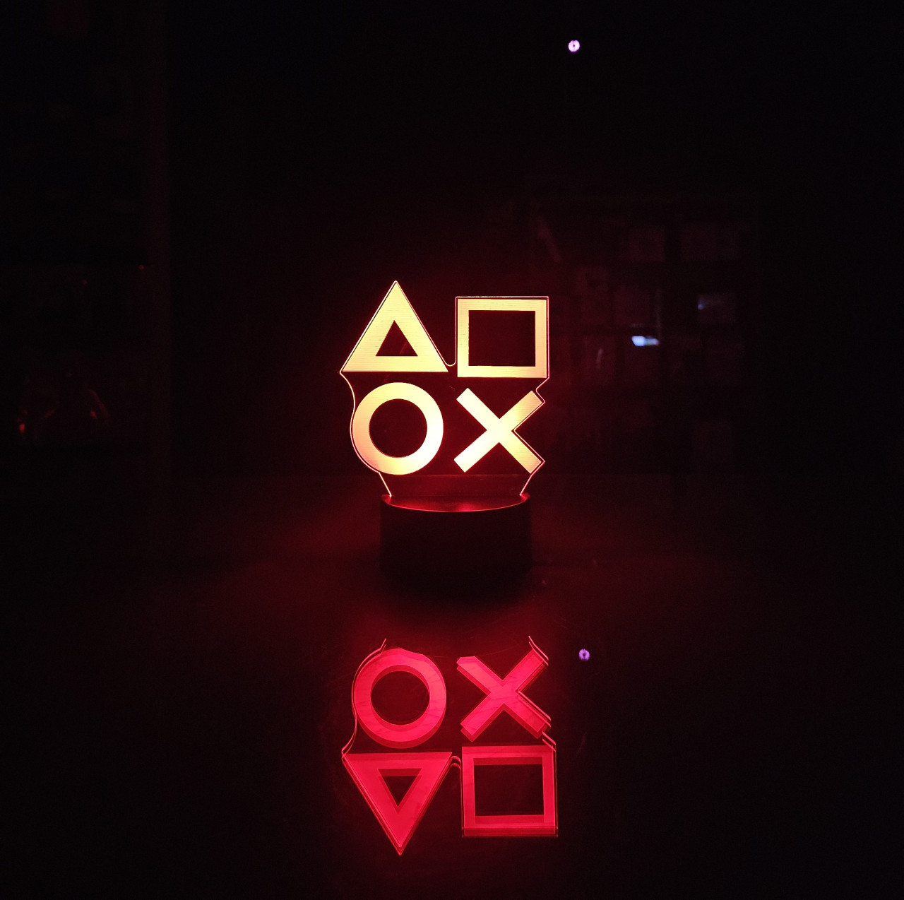 Gaming Dekorativna Lampa Playstation Button B JQ-AL302