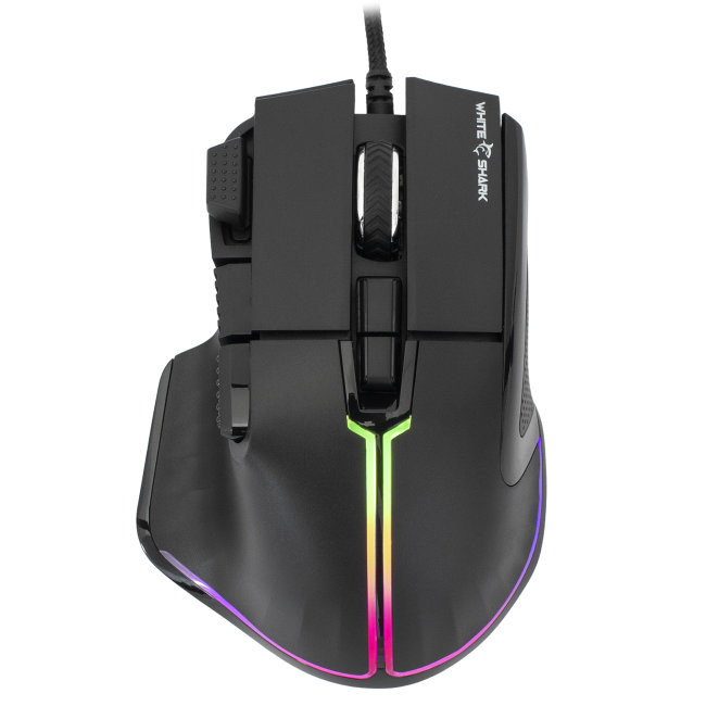 MIS White Shark GM-9006 MARROK Crni RGB 12.000 dpi