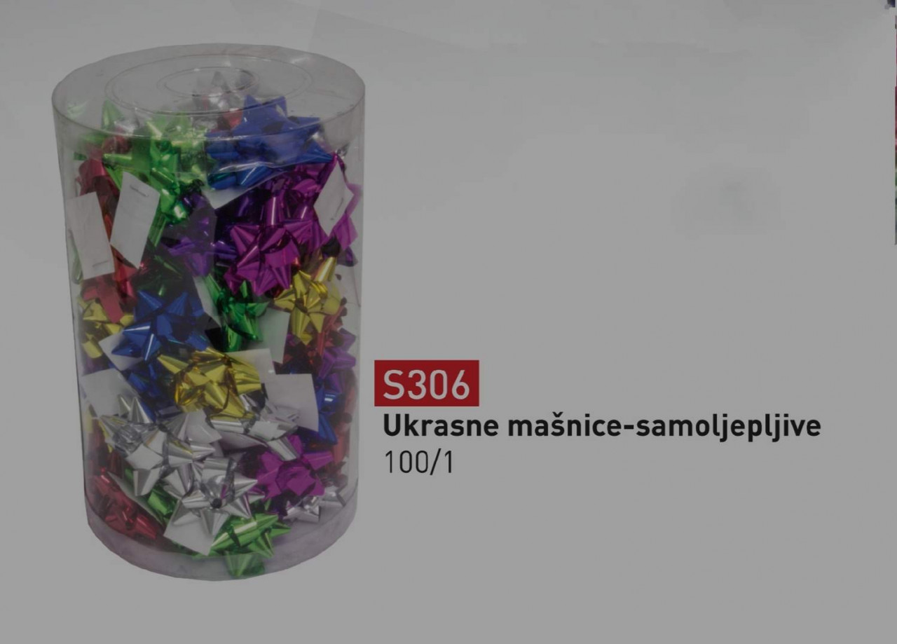 Ukrasne mašnice - samoljepljive 100/1