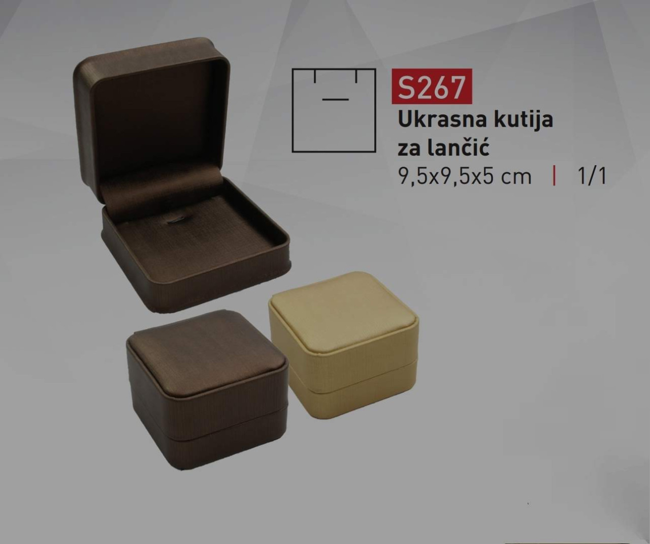Ukrasna kutija za lančić 1/1