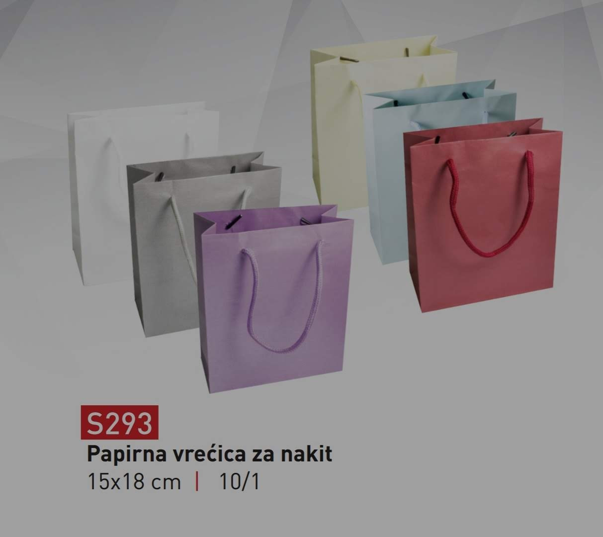Papirna vrećica za nakit 10/1
