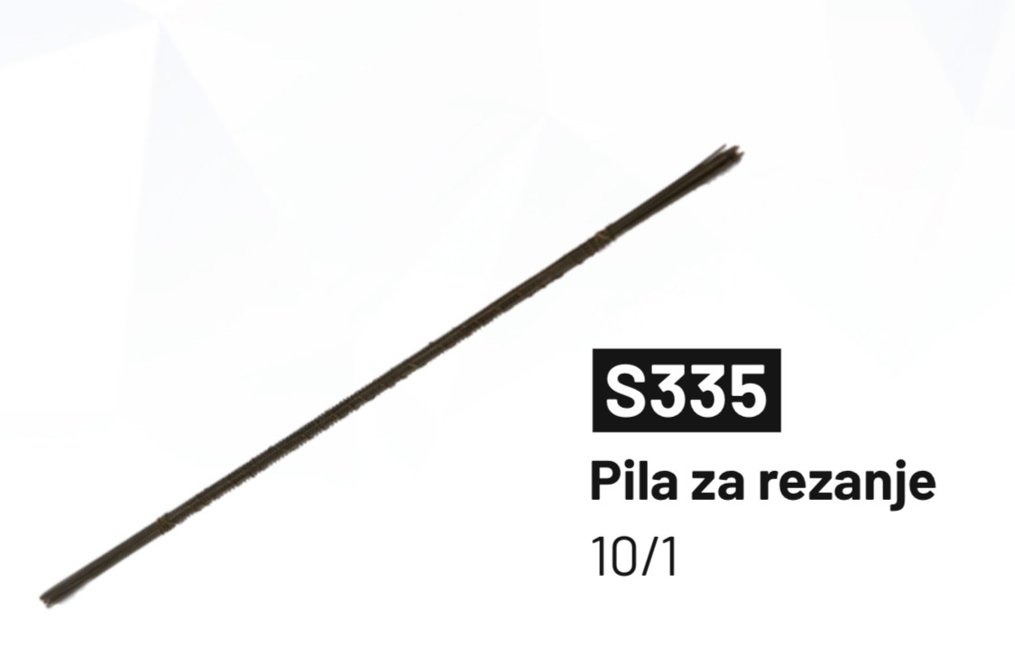 Pile za rezanje 10/1