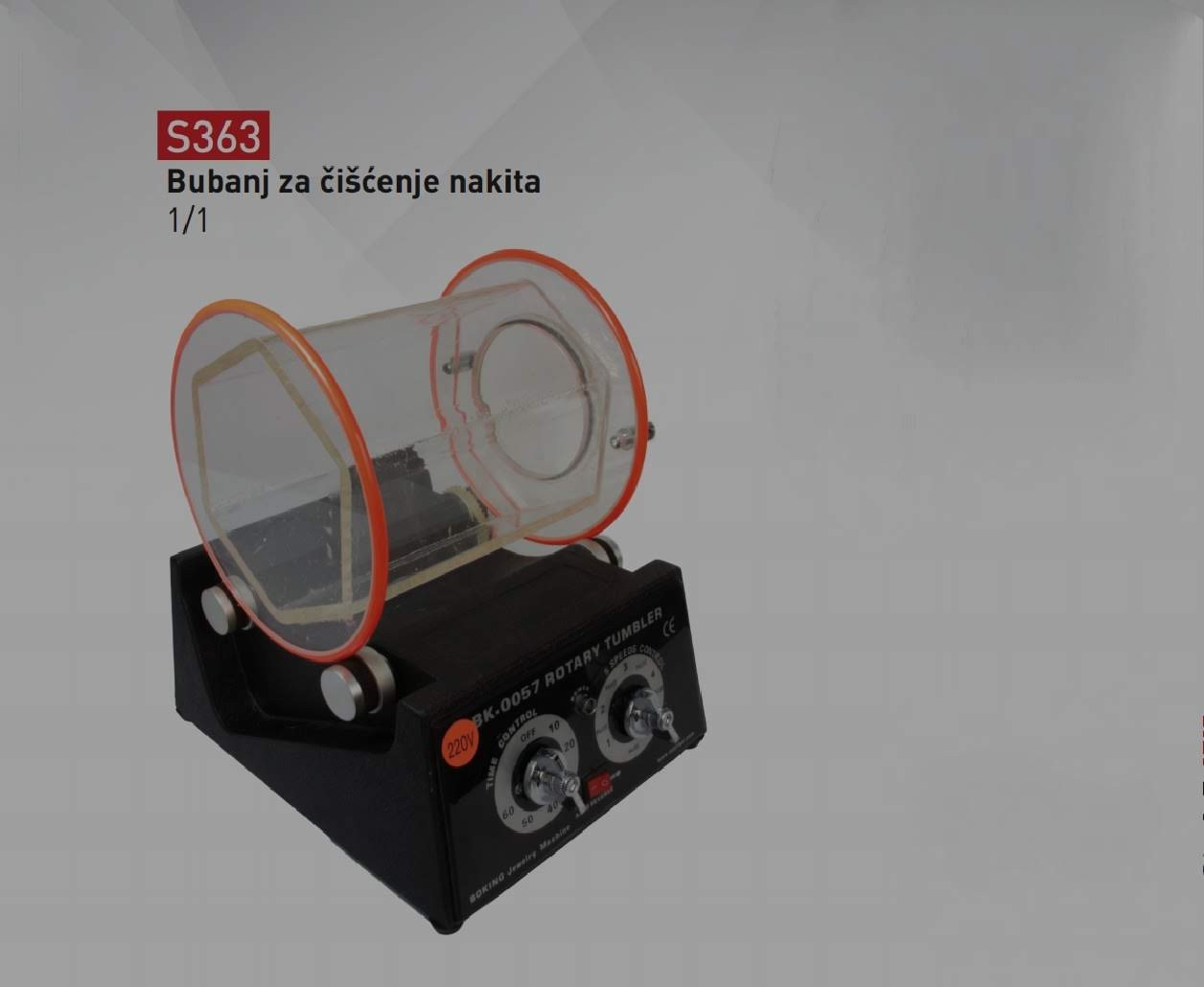 Bubanj za čišćenje nakita
