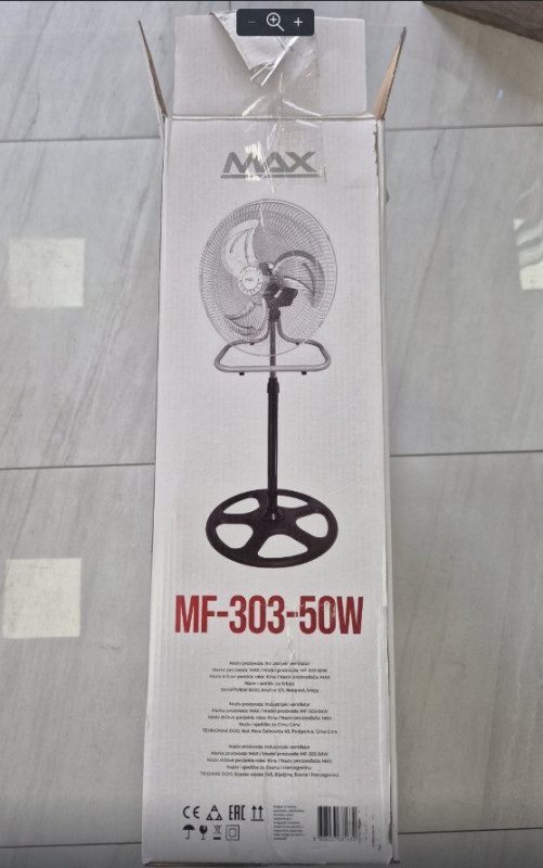 VENTILATOR MAX MF-303-50W 3U1