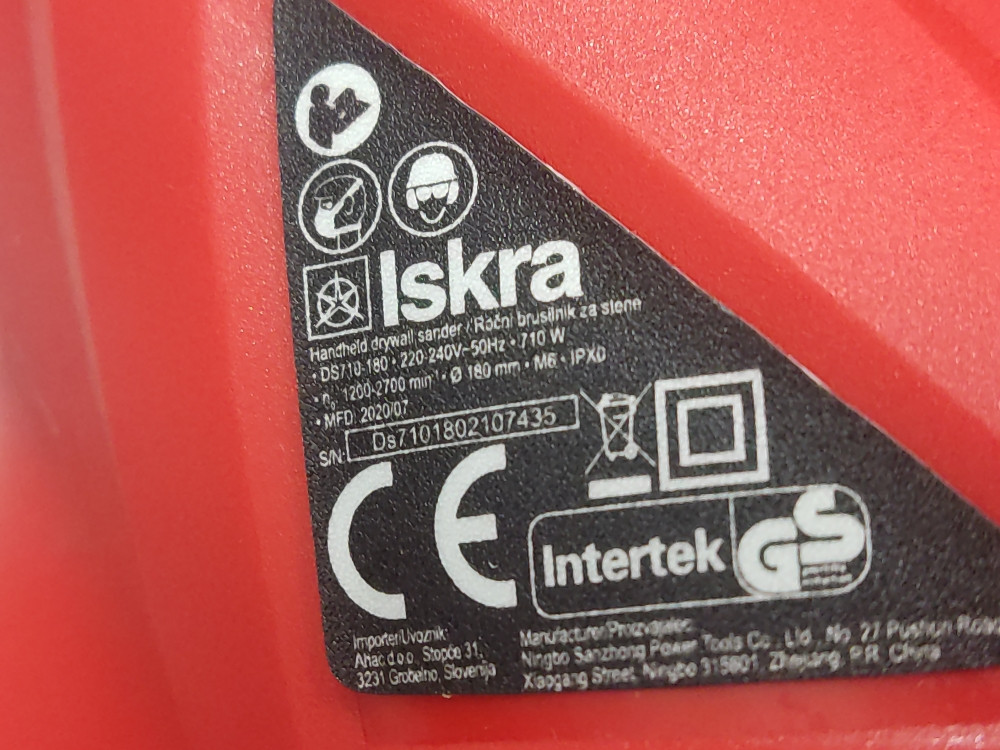 BRUSILICA ZA ZIDOVE ISKRA DS710-180
