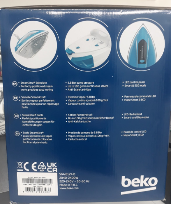 PEGLA NA PARU BEKO SGA 6124D
