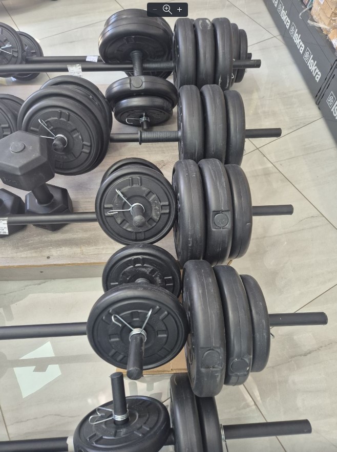 Set tegova platinum sa šipkom 75 kg