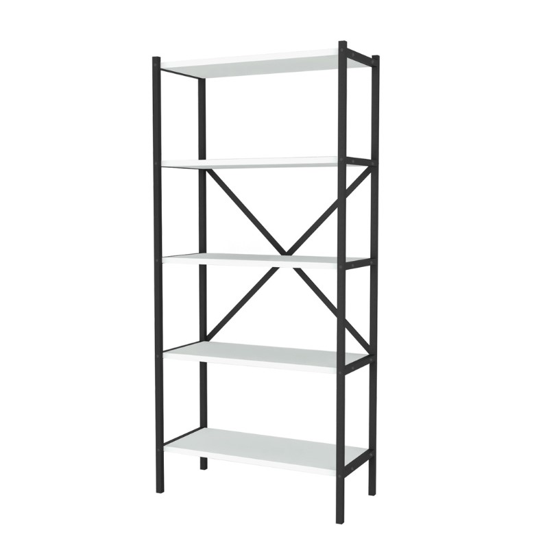 Metalna polica sa 5 nivoa, 157,6x66x35,2 cm