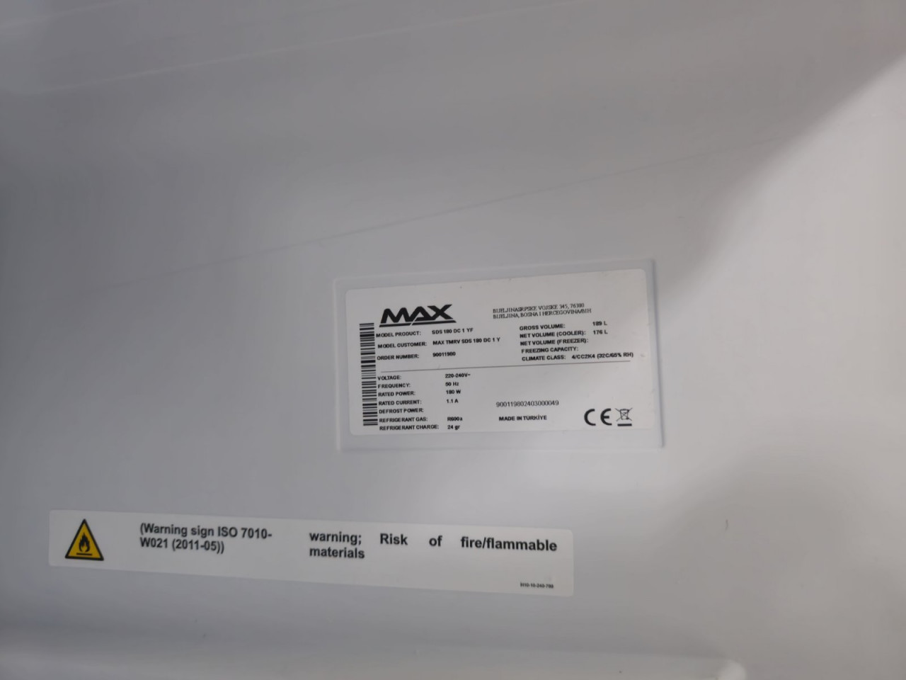 RASHLADNA VITRINA MAX TMRV SDS180DC1Y