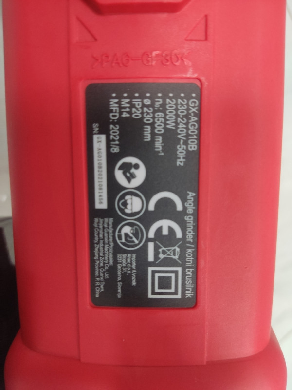 BRUSILICA UGAONA ISKRA AG010-1B 2000W