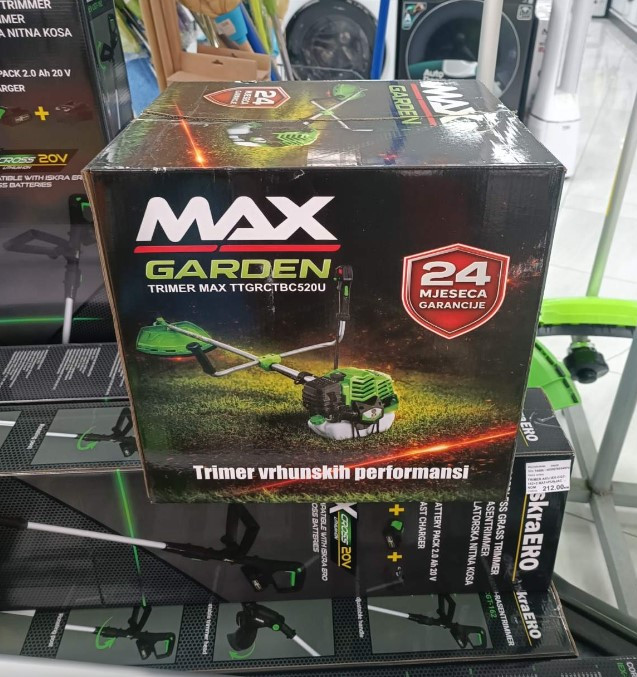 TRIMER BENZINSKI MAX GARDEN TTGRCTBC520U + set opreme