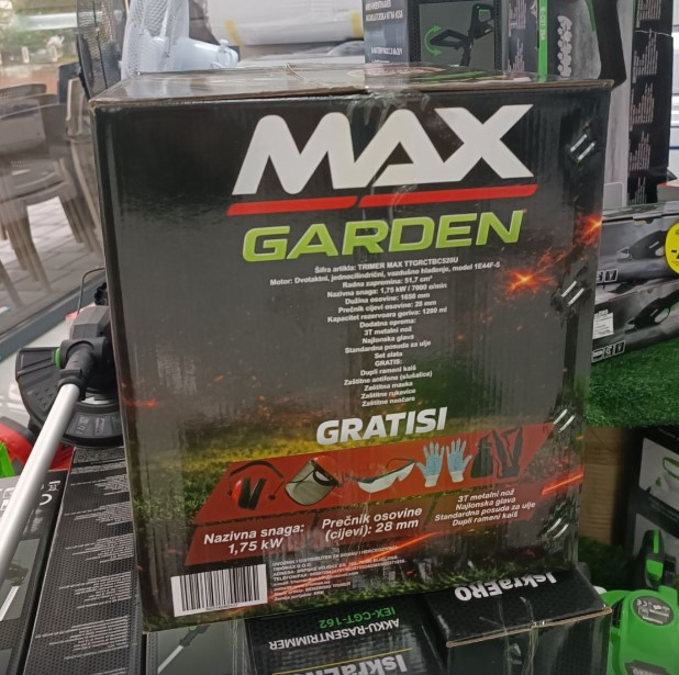 TRIMER BENZINSKI MAX GARDEN TTGRCTBC520U + set opreme