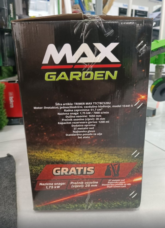 TRIMER BENZINSKI MAX GARDEN TTCTBC520U