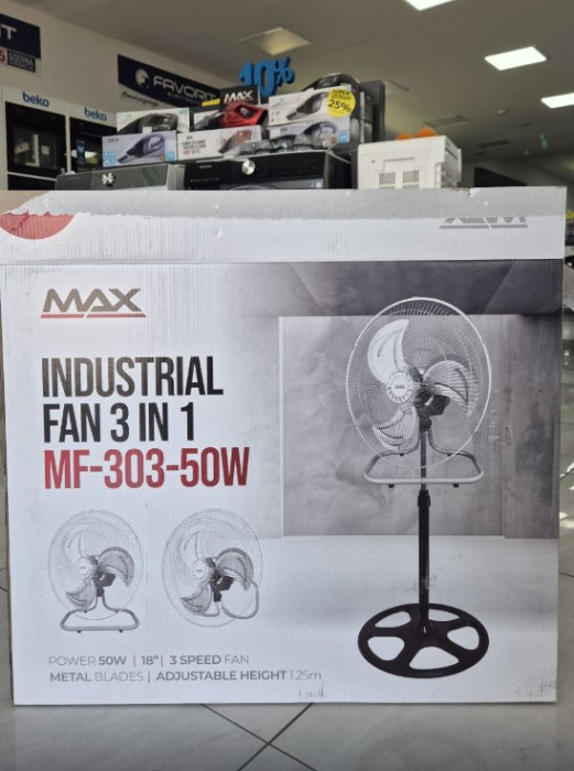 VENTILATOR MAX MF-303-50W 3U1