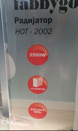 RADIJATOR FABBYGO HOT 2002 13R