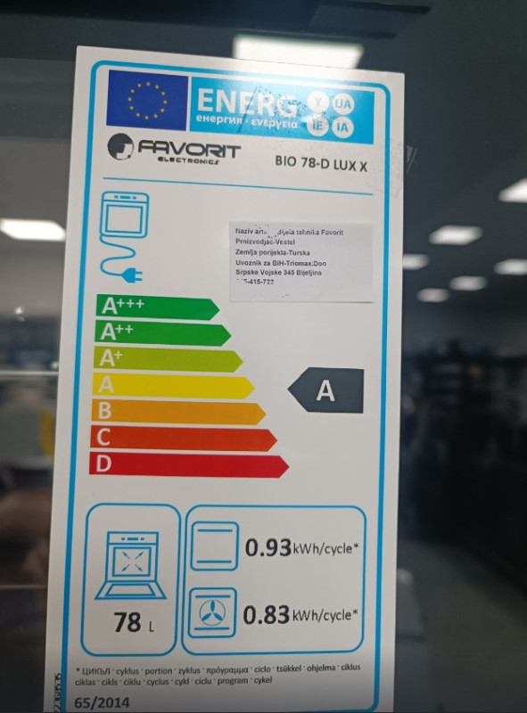 RERNA UGRADNA FAVORIT BIO 78-D LUX X