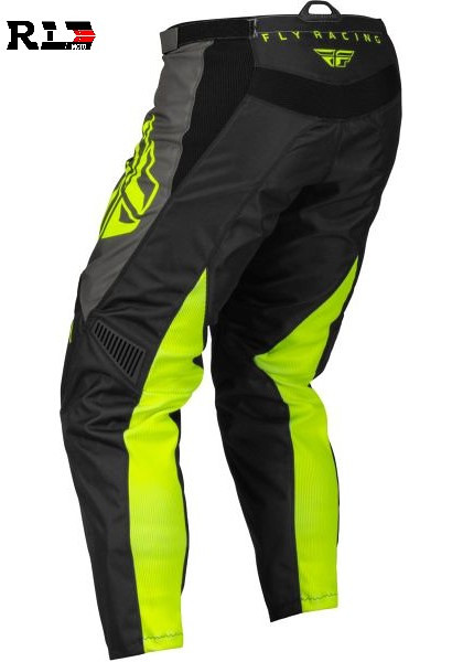 Moto cross/enduro hlače FLY crno-sive-žute-fluorescent