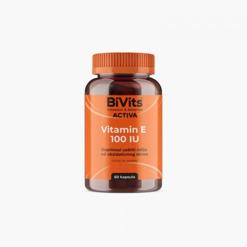 BIVITS Activa vitamin E 100IU cps a60