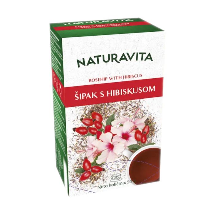 SIPAK I HIB. Caj fv 20x2,5g Naturavita - za izlučivanje viška tekućine iz organizma