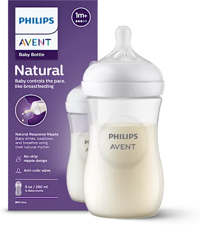 AVENT boca Natural Response 260ml (1m+) - za sretne bebe i za dojenje