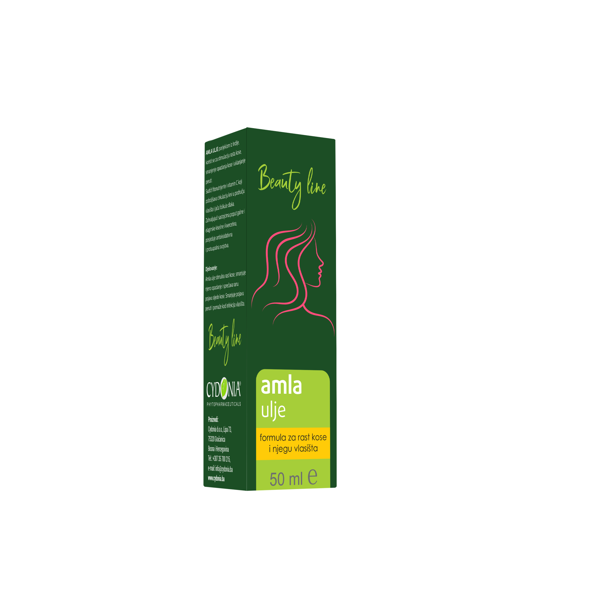 AMLA ULJE 50ML CYDONIA - jačanje korijena i rasta kose, sprječavanje opadanja kose