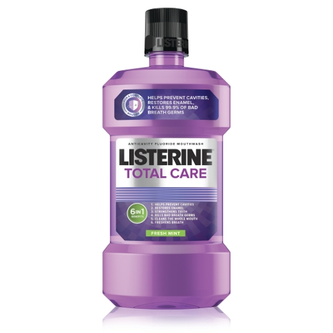 LISTERINE Total Care voda za usta 250ml - za sprečavanje karijesa i osvježavanje usta