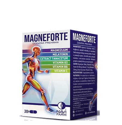 NF MAGNEFORTE cps 30 - za smanjenje umora i iscrpljenosti, prevenciju migrena i hro