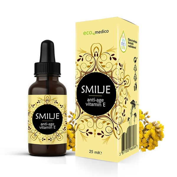MACERAT SMILJA U BADEMOVOM ULJU 25ML - za njegu kože, za smanjenje znakova starenja