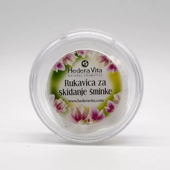 RUKAVICA za skidanje sminke Hedera Vita - za skidanje šminke i čišćenje lica
