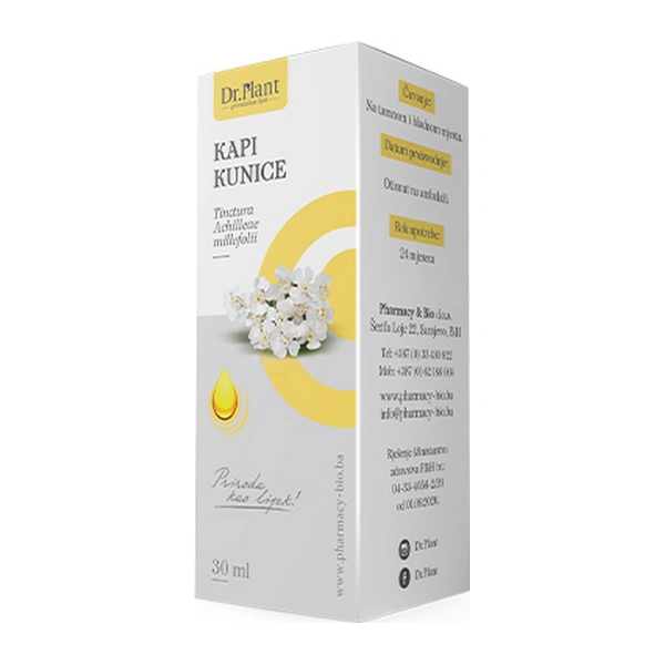 KUNICA kapi 30ml Pharmacy&Bio - za probavu,upalu grla, bronhijalnu astme, preh
