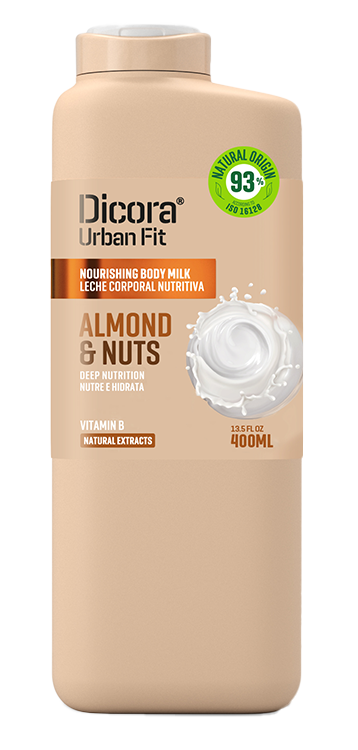 DICORA URBAN FIT MLIJEKO ZA TIJELO BADEM I ORAŠASTI PLODOVI 400ML