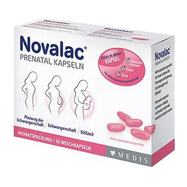 NOVALAC PRENATAL cps a30 Medis- za planiranje trudnoće, trudnoće i dojenja
