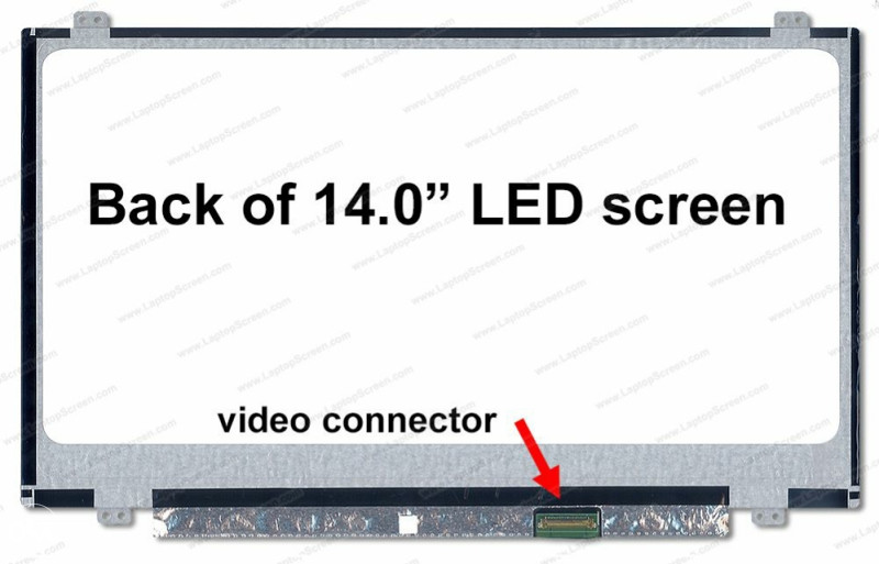 Ekran za laptop LED 14.0 slim, 30 pinova