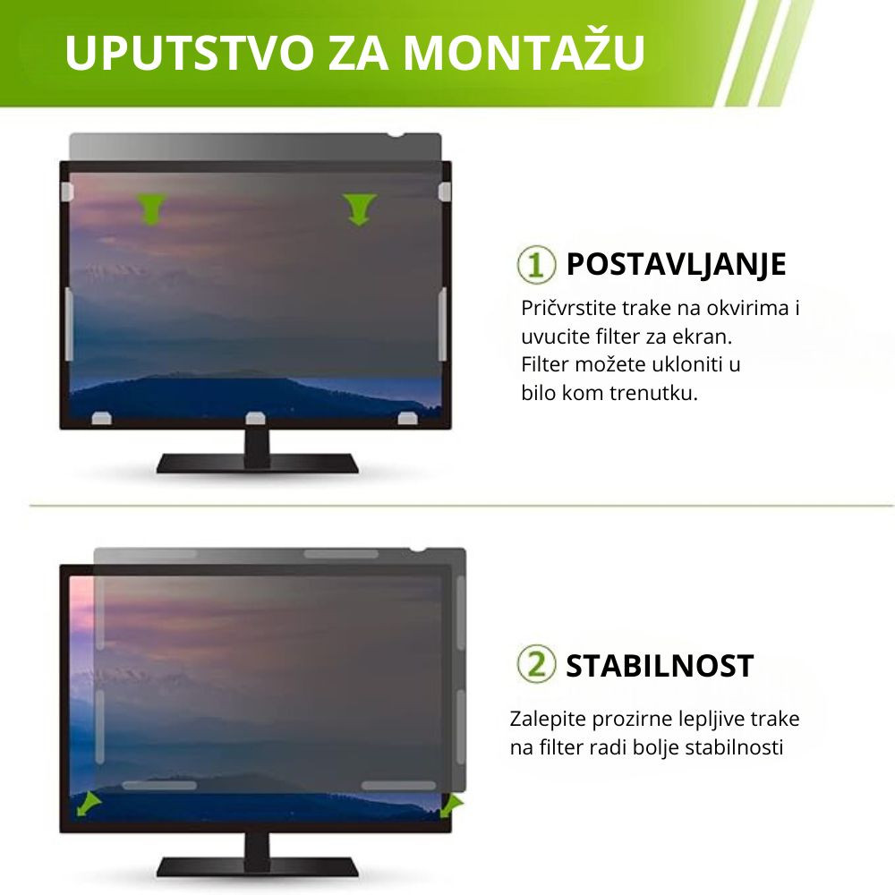 Zaštitna Folija za Ekran (Privacy Screen Filter) - 23.8 incha