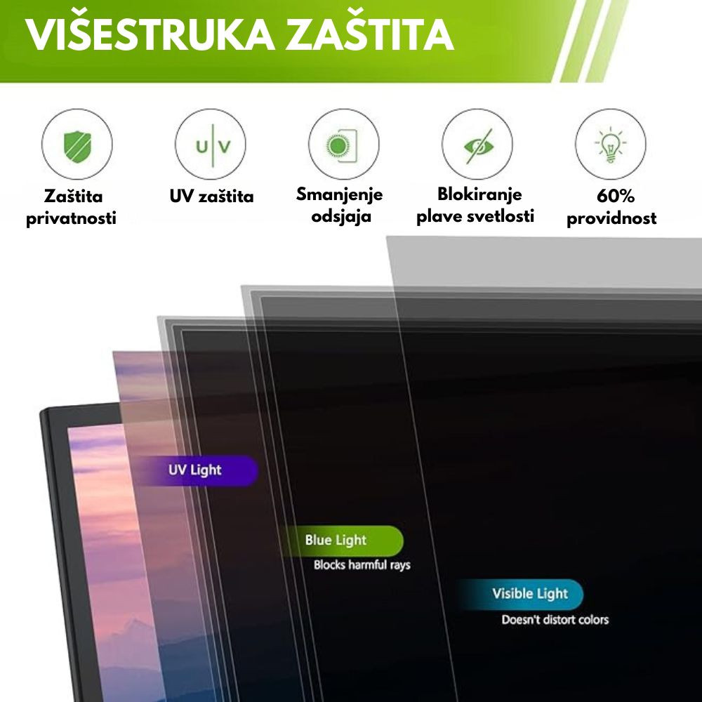 Zaštitna Folija za display (Privacy Screen Filter) - 27 inch