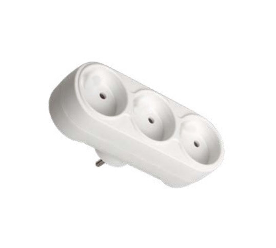 AE-SC0103-00 Razdjelnik SCHUKO sa 1 na 3 utičnice