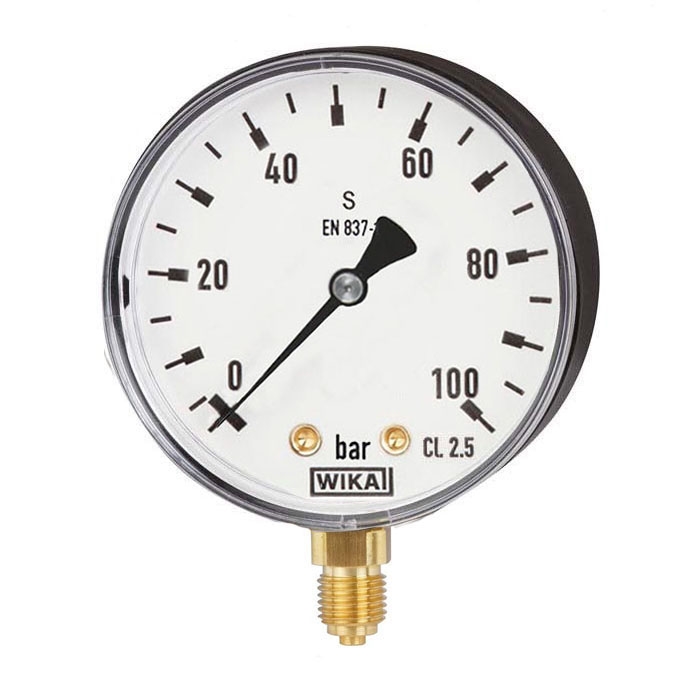113.13.063 Manometar 0 do 100 bar radijalni 1/8 fi 63mm punjen glicerinom
