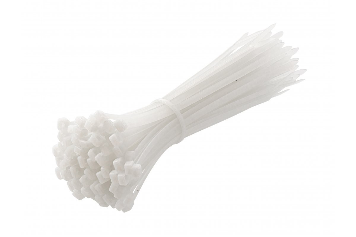 HT2C727 Kablovske vezice PVC 200x4.8mm bijele 100kom