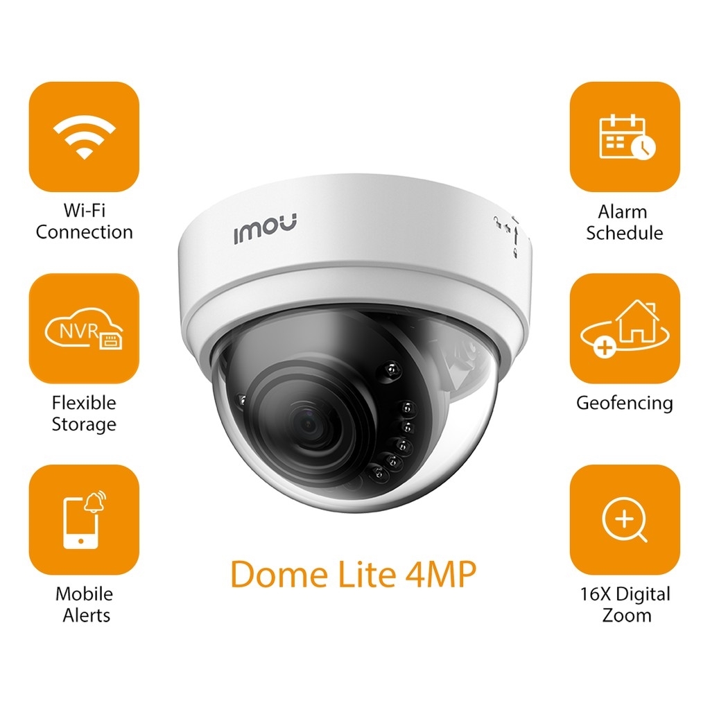 IMOU Kamera Dome Lite 4MP Wi-Fi 4Mpx