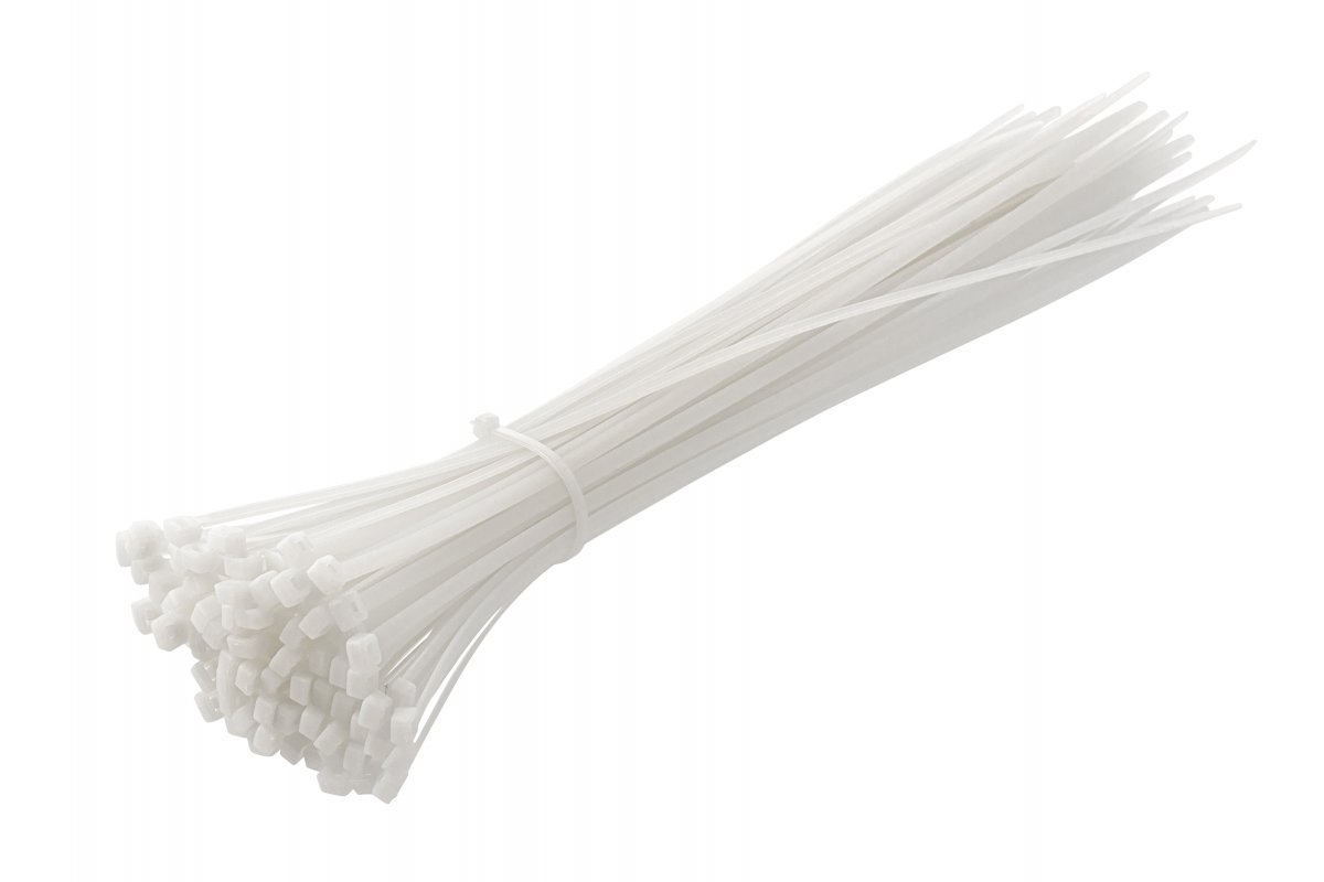 HT2C731 Kablovske vezice PVC 370x4.8mm bijele 100kom