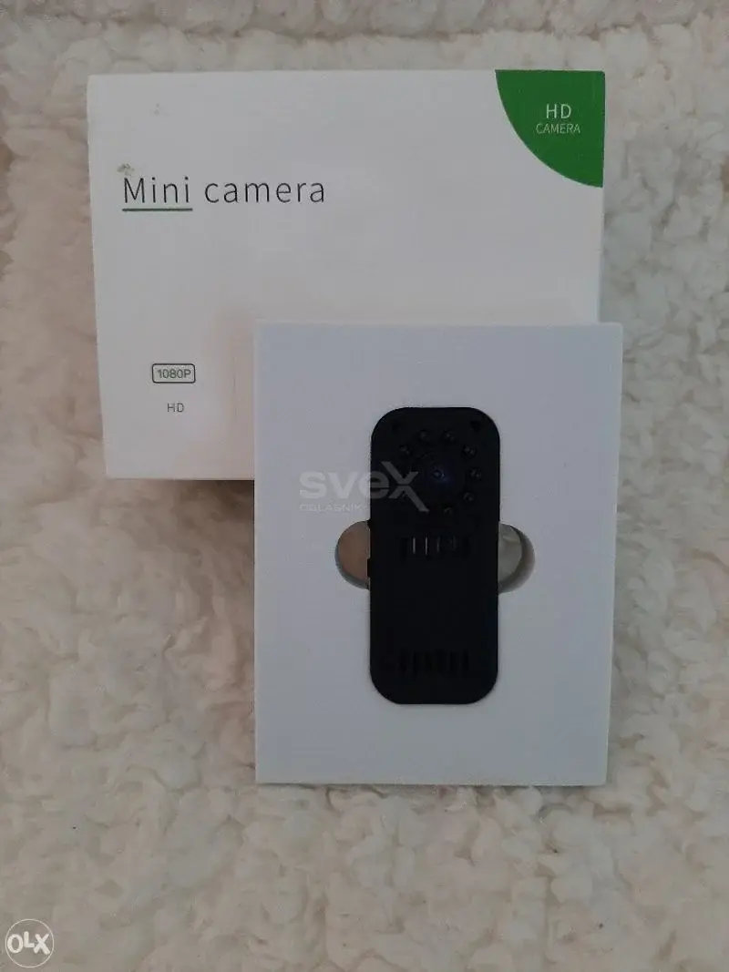 Mini HD kamera 1080P iOS Android Windows 5V/2A