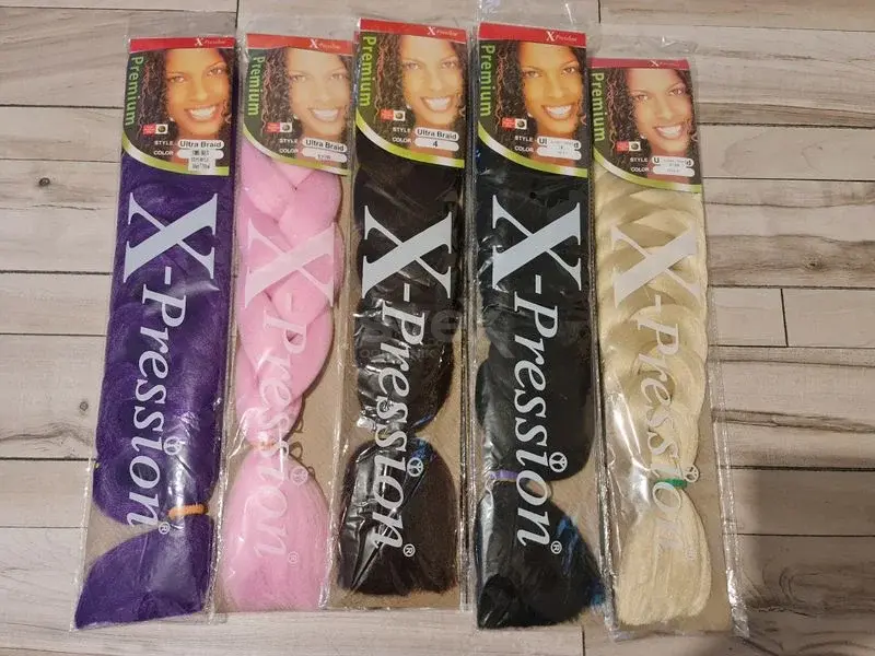 Pletenice za kosu 165 gr jednobojne